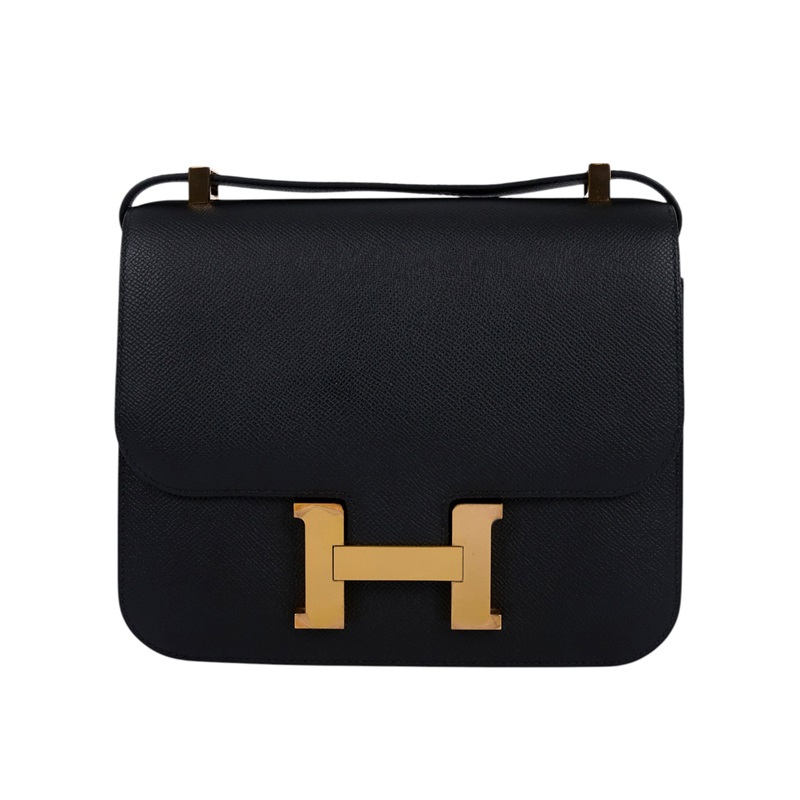 愛馬仕 Hermes Constance Bag 康康包 24 CN24 CST 624 DY C刻黑CONSTANCE24 防塵袋