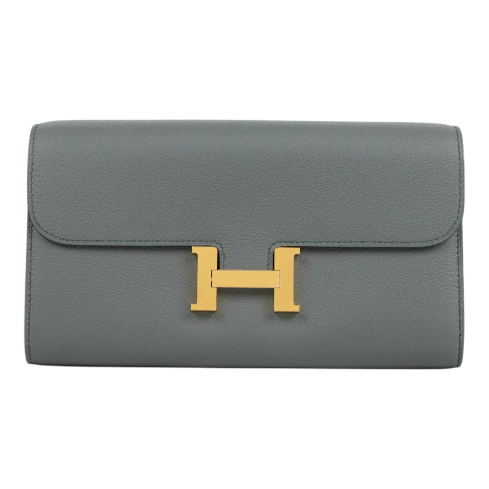 愛馬仕 Hermes Constance to go 康康包 長夾 金色五金 杏仁綠 H080126CC63 /KCS002BH  原廠盒子/防塵袋/購買證明影本