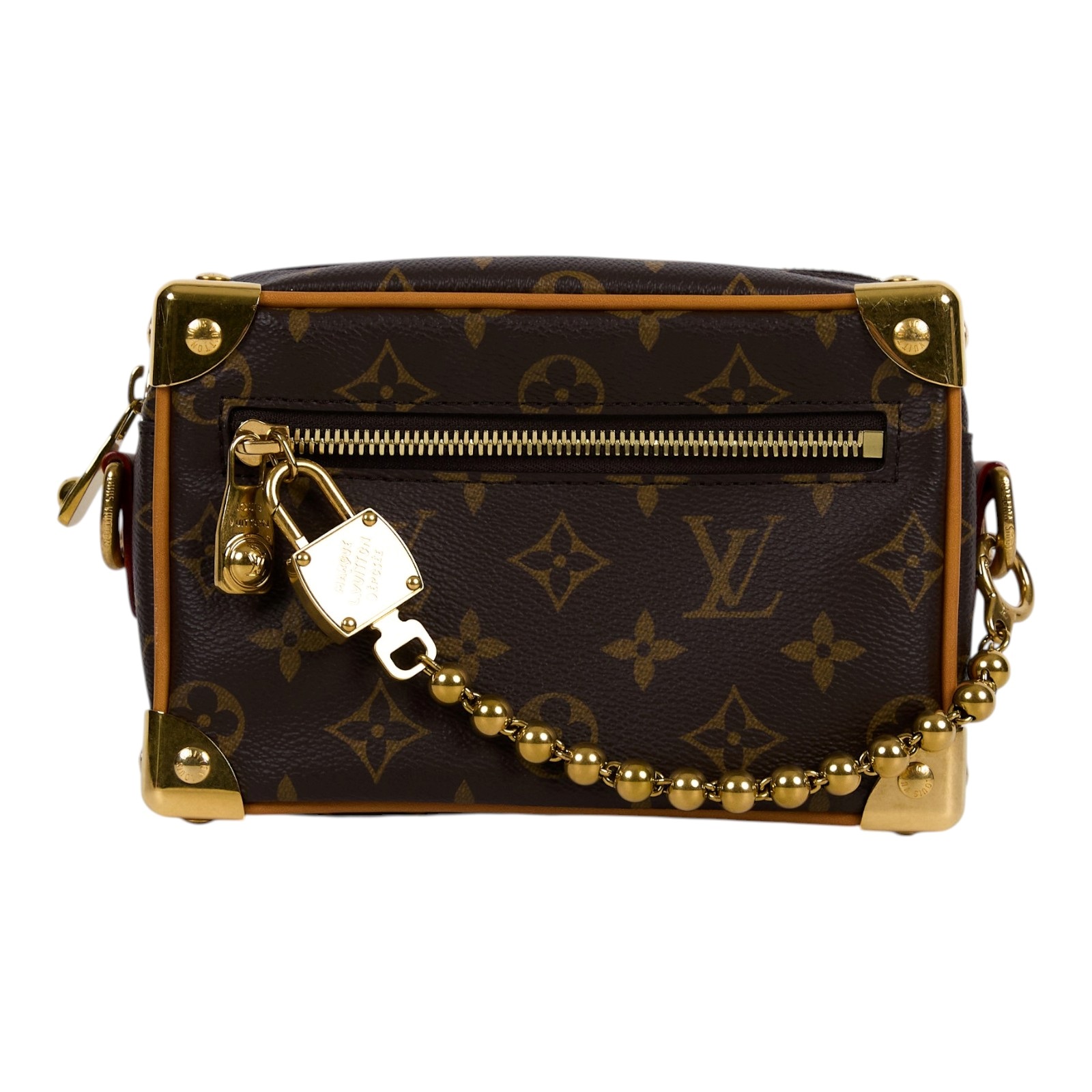 路易威登 LOUIS VUITTON Mini Soft Trunk 肩背包 斜背包 M14729 晶片款  原廠盒子/防塵袋/購買證明