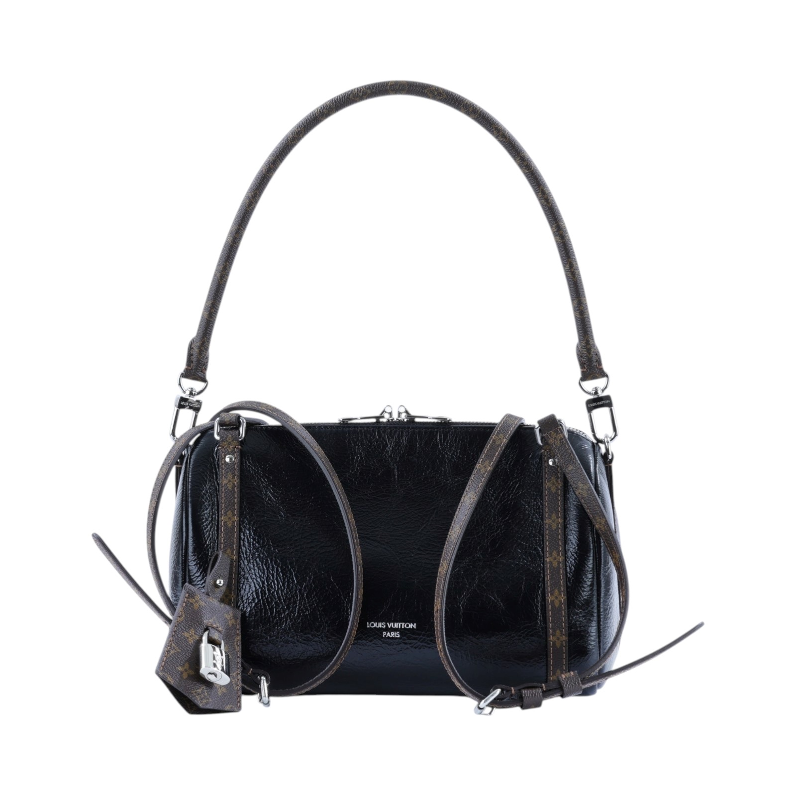 路易威登 LOUIS VUITTON Express PM 肩背包 斜背包 M27920 晶片款 黑銀EXPRESS PM 背帶/鎖組