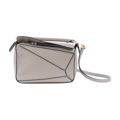 羅意威 LOEWE Mini Puzzle bag 手拿 肩背 斜背包  沙色PUZZLE MINI 防塵袋