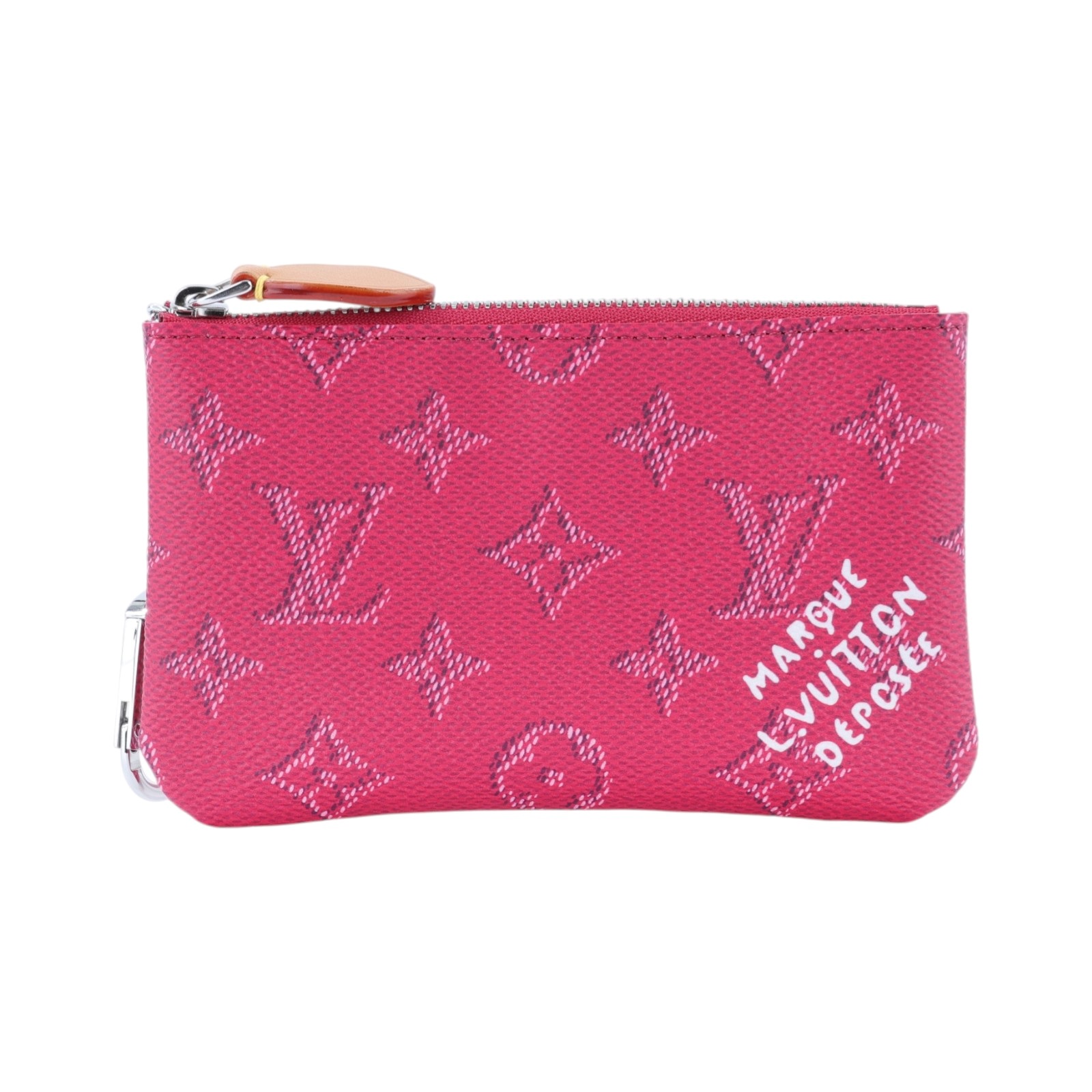 路易威登 LOUIS VUITTON 鑰匙包 零錢包 錢包 手拿包 小號 M27111 晶片款 桃拉鍊零錢鑰匙包 原廠盒子/防塵袋