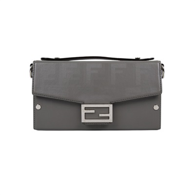 芬迪 FENDI SOFT TRUNK 手提包 肩背包 斜背包 法棍包 盒子包 7VA565AJF4  原廠盒子/防塵袋/背帶/購買證明