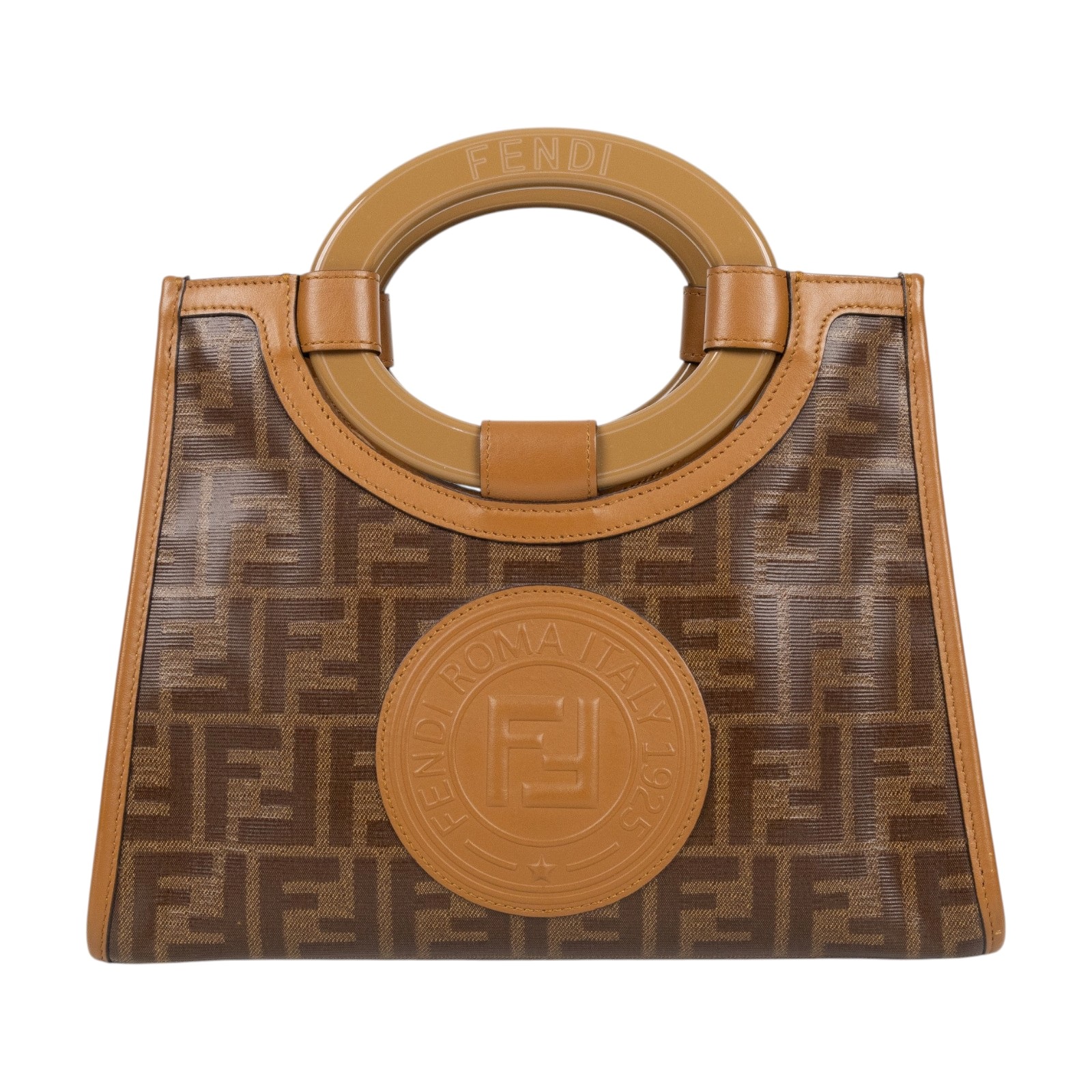 芬迪 FENDI FF Zucca Runaway Shopper 手提包 肩背包 斜背包 8BH353A86N Runaway Shopper小號 無附屬品