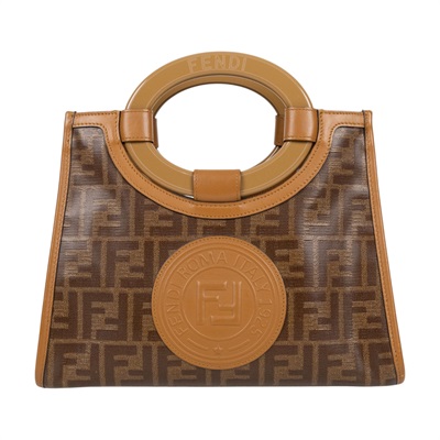 芬迪 FENDI FF Zucca Runaway Shopper 手提包 肩背包 斜背包 8BH353A86N Runaway Shopper小號 無附屬品