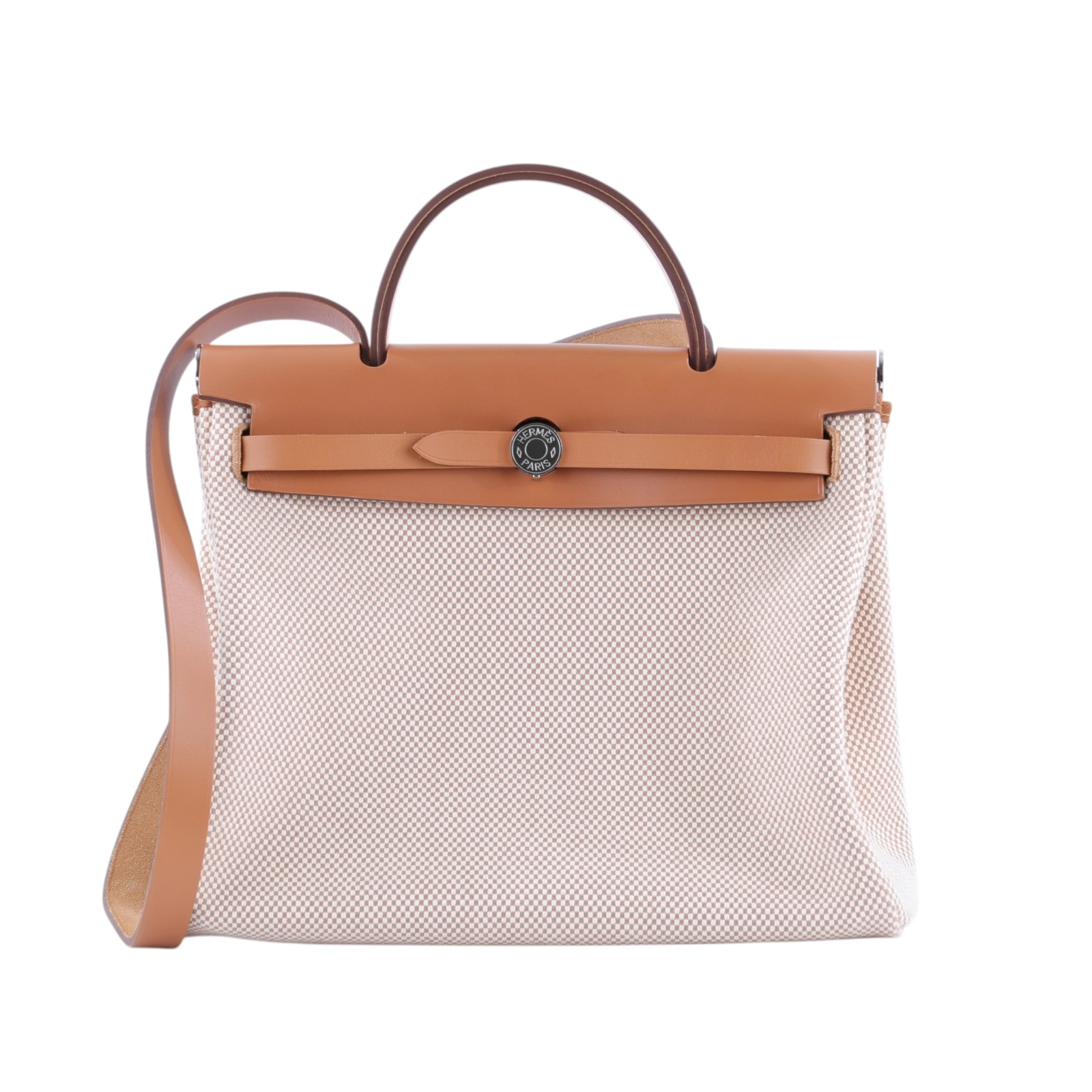愛馬仕 Hermes Herbag Zip 31 金色五金 Gold Ecru Beige Naturel H079092CCAK /DTS006AU  防塵袋/鎖組/購買證明