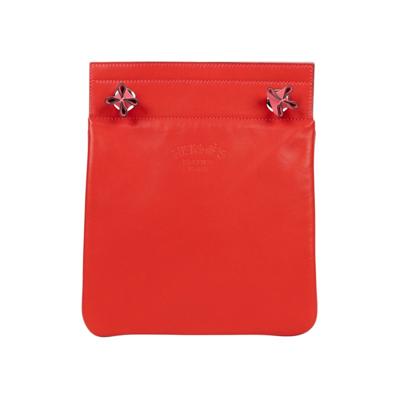 愛馬仕 Hermes Aline Mini 扁包 心紅色 H076236CKS3 YAM010YH Y刻紅ALINE 防塵袋