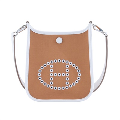 愛馬仕 Hermes Evelyne Bag Mini 伊芙琳包 Evelyne 16 銀色五金 沙棕色 大象灰 珍珠灰 H084545CKAD /KTS004AU  防塵袋/購買證明