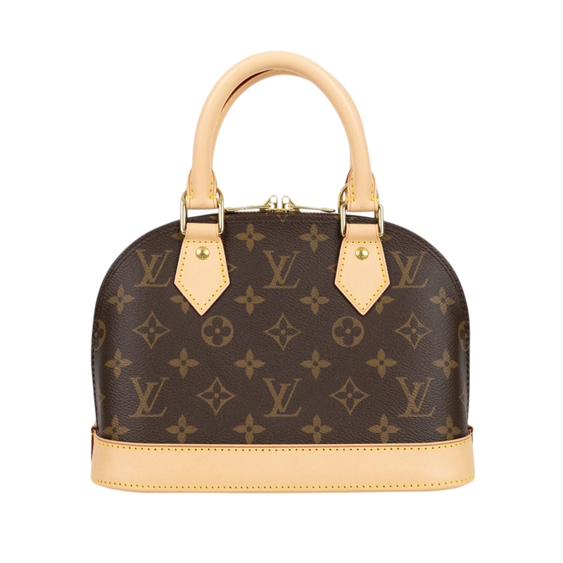 路易威登 LOUIS VUITTON Alma BB 手提包 肩背包 斜背包 M53152 晶片款 原花ALMA BB貝殼包 防塵袋/鎖組/肩帶