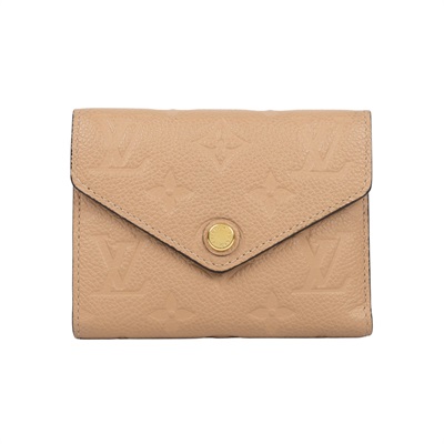 路易威登 LOUIS VUITTON Victorine 錢包 短夾 M62305 奶茶壓紋短夾 無附屬品