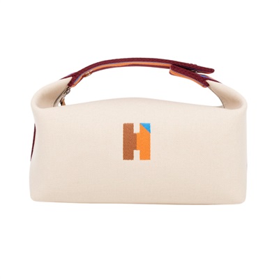 愛馬仕 Hermes Bride a Brac H Pavillon 收納包 小型 火橘色 H104346Mv02 H104346M  無附屬品