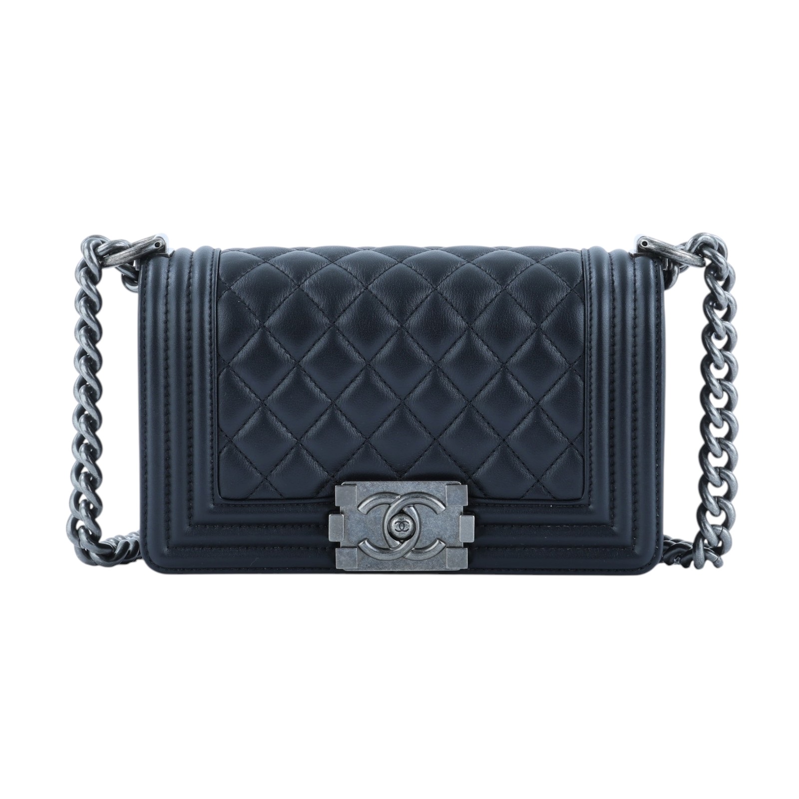 香奈兒 CHANEL Boy 20 小型 口蓋包 A67085 Y09953 晶片款 BOY20 原廠盒子/防塵袋/購買證明影本