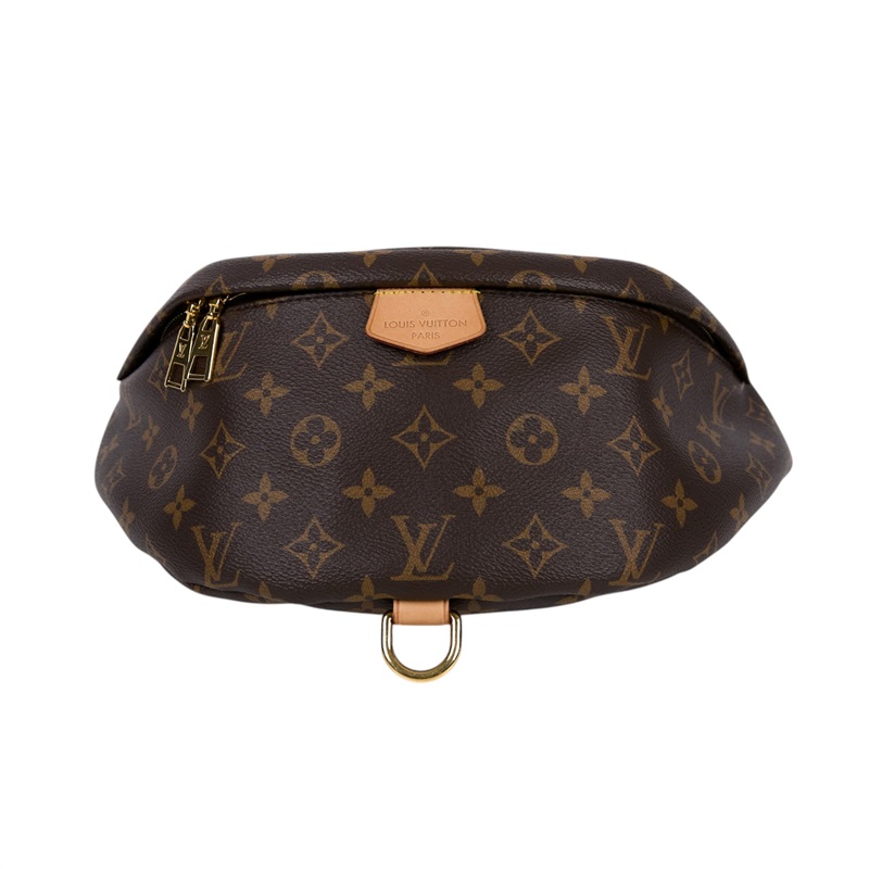 路易威登 LOUIS VUITTON Bumbag 經典帆布 腰包 斜跨包 M43644 原花腰包 防塵袋/原廠盒子