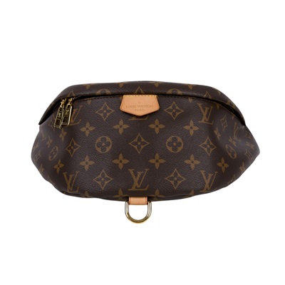 路易威登 LOUIS VUITTON Bumbag 經典帆布 腰包 斜跨包 M43644 原花腰包 防塵袋/原廠盒子