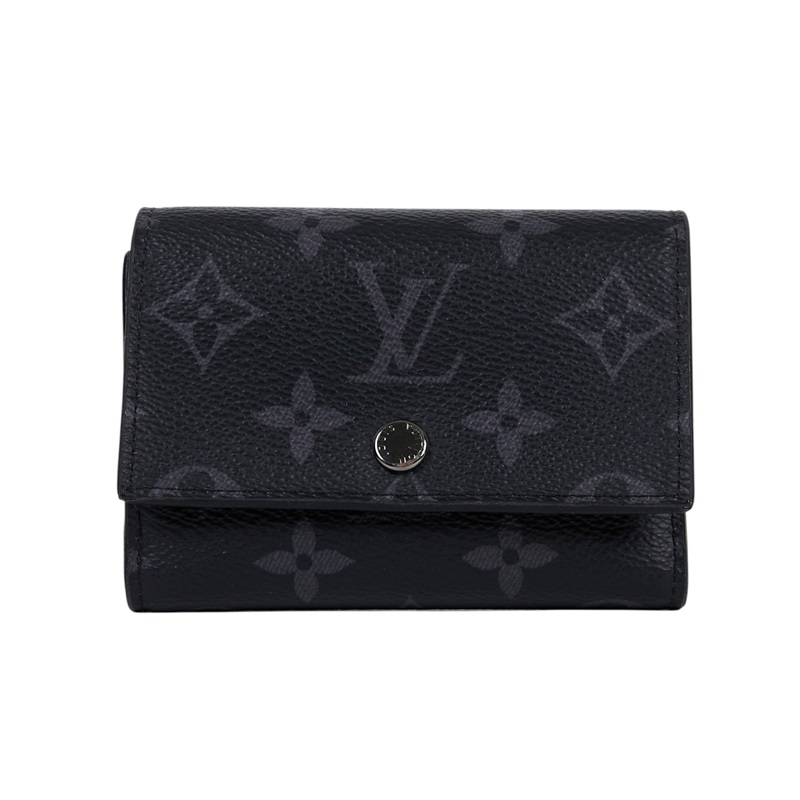 路易威登 LOUIS VUITTON Victor 錢包 短夾 M12598 晶片款 黑原花Victor三折短夾 原廠盒子/防塵袋/購買證明