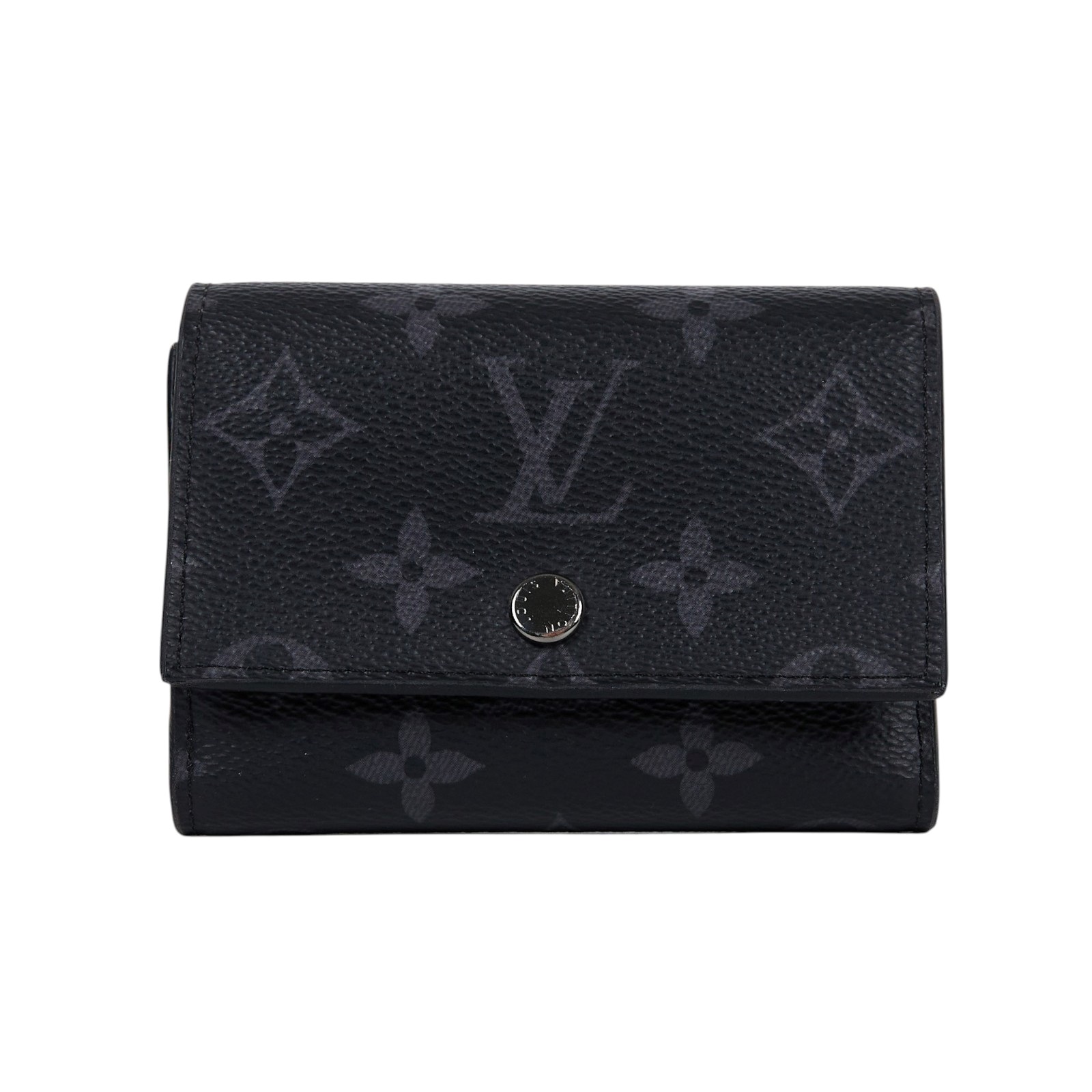 路易威登 LOUIS VUITTON Victor 錢包 短夾 M12598 晶片款 黑原花Victor三折短夾 原廠盒子/防塵袋/購買證明