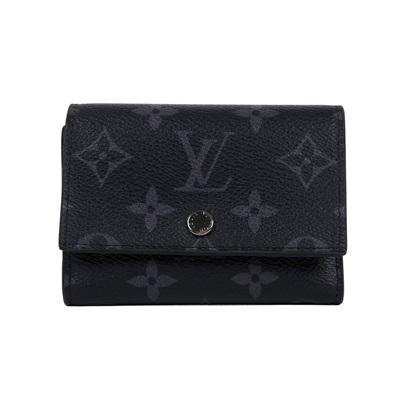 路易威登 LOUIS VUITTON Victor 錢包 短夾 M12598 晶片款 黑原花Victor三折短夾 原廠盒子/防塵袋/購買證明