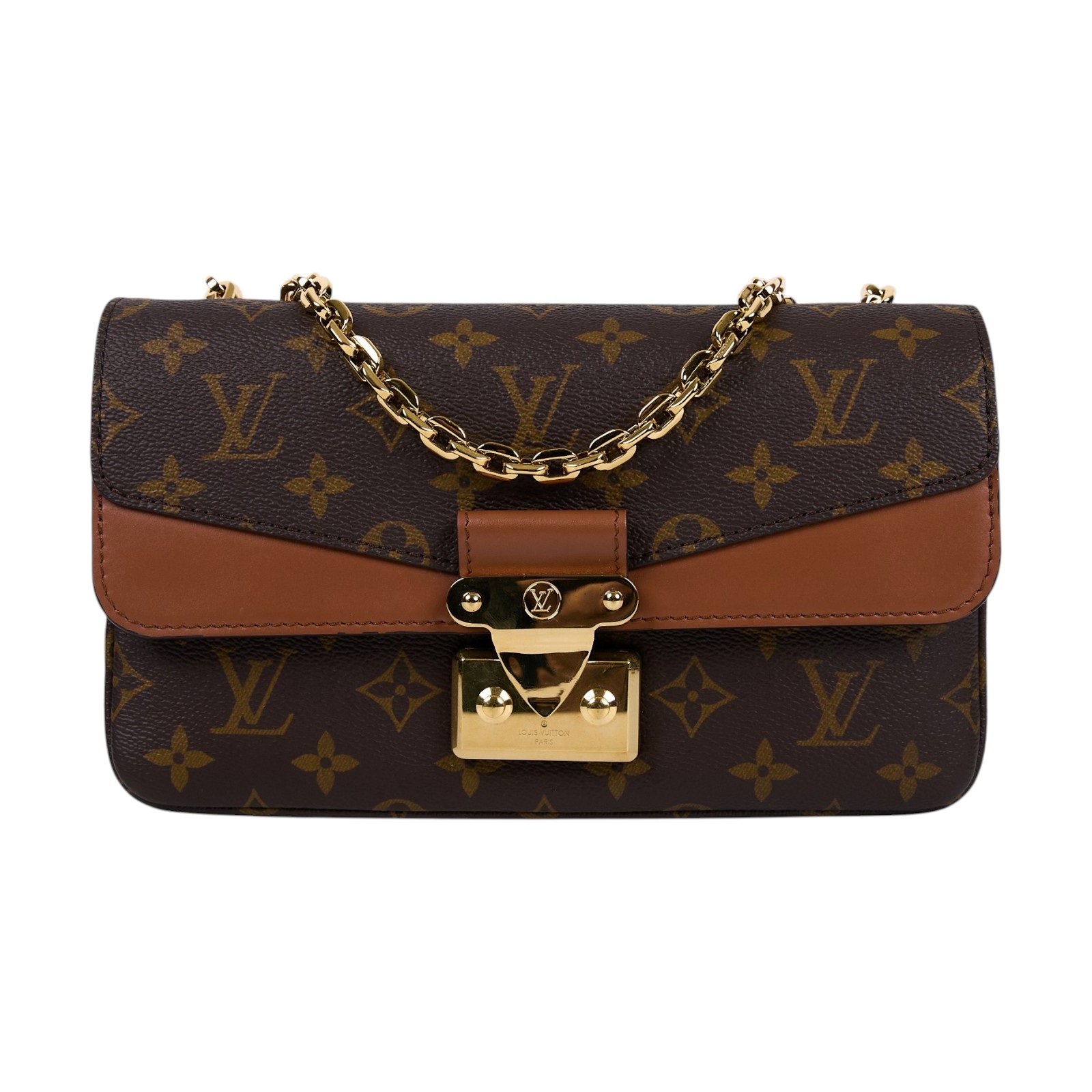 路易威登 LOUIS VUITTON Marceau 經典老花 斜肩背 翻蓋 金鍊包 M46127 晶片款 原花Marceau 原廠盒子/防塵袋/購買證明