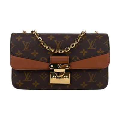 路易威登 LOUIS VUITTON Marceau 經典老花 斜肩背 翻蓋 金鍊包 M46127 晶片款 原花Marceau 原廠盒子/防塵袋/購買證明