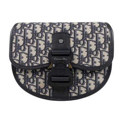 迪奧 CHRISTIAN DIOR Mini Gallop Bag with Strap 迷你 手袋 Dior Oblique 緹花 1ADPO033YKY  無附屬品