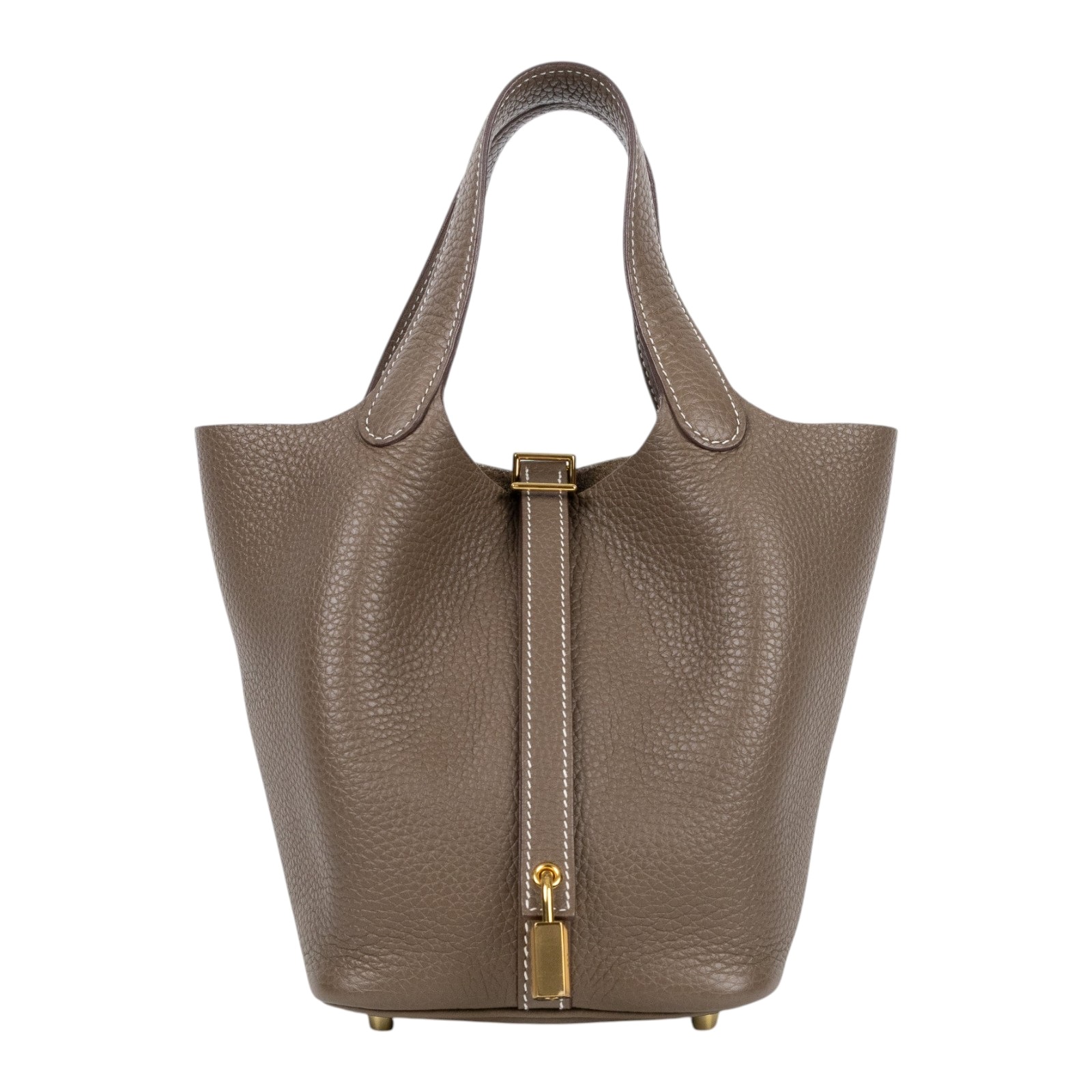 愛馬仕 Hermes Picotin Lock 18 菜籃子包 金色五金 大象灰 H056289CC18 Z刻 H056289  原廠盒子/防塵袋/鎖組