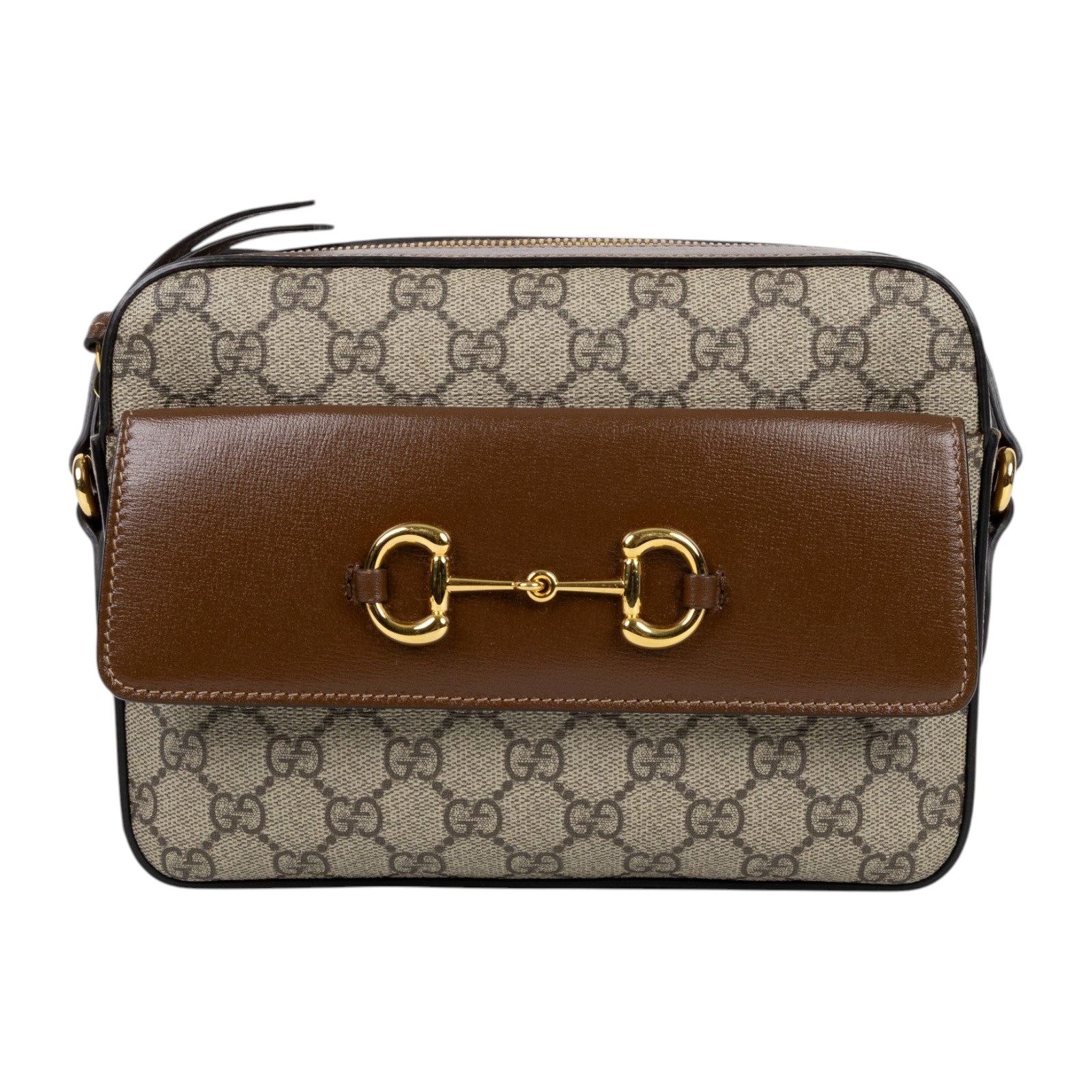 古馳 GUCCI 1955 馬銜扣 小型 肩揹袋 645454 92TCG 棕1955相機包 防塵袋/原廠盒子