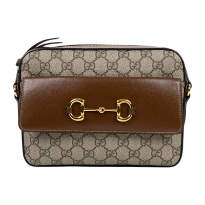 古馳 GUCCI 1955 馬銜扣 小型 肩揹袋 645454 92TCG 棕1955相機包 防塵袋/原廠盒子
