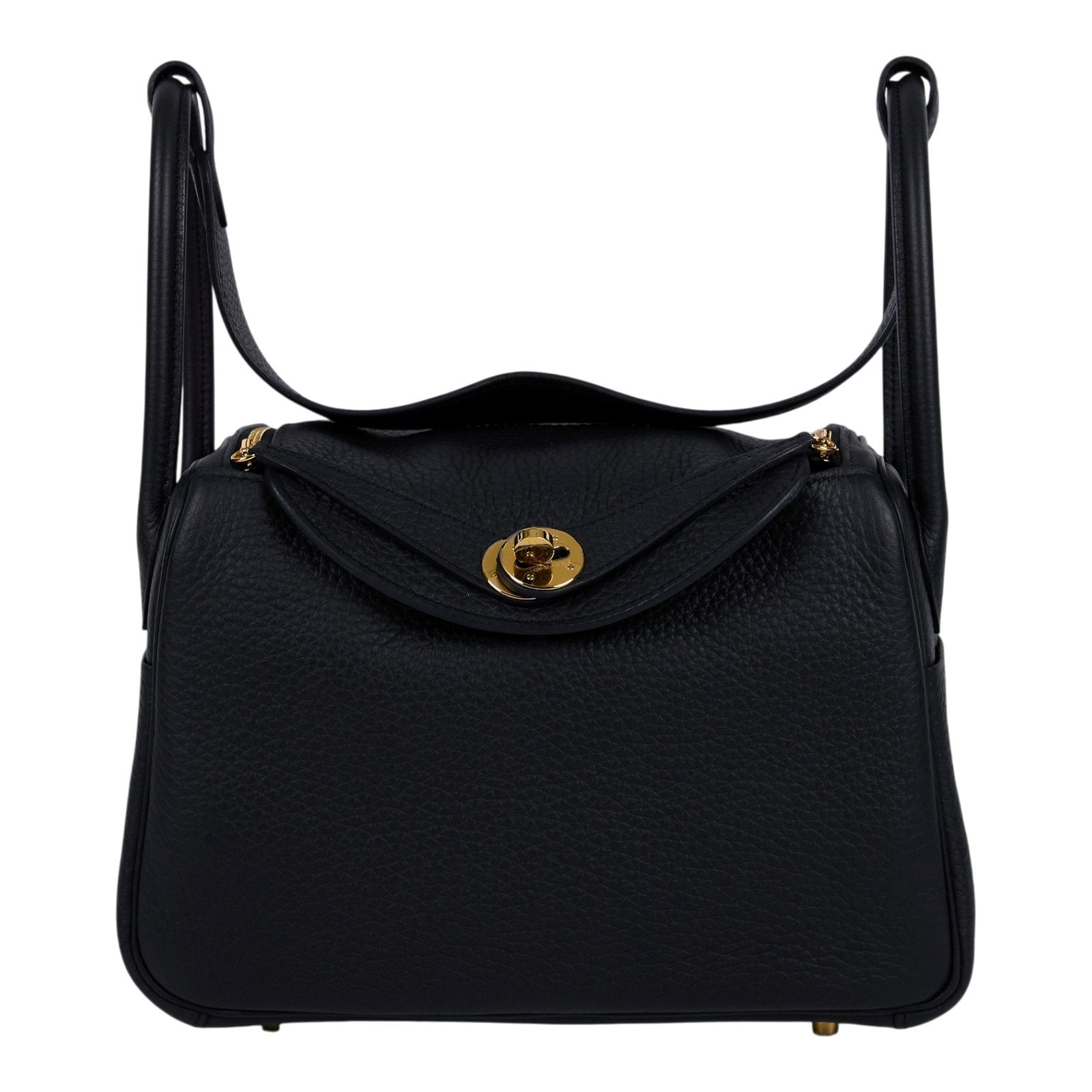 愛馬仕 Hermes Lindy 琳迪包 26 黑色 金色五金 H073428CC89 //賣回換購  原廠盒子/購買證明/發票