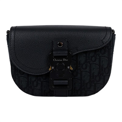 迪奧 CHRISTIAN DIOR Saddle 迷你 翻蓋 郵差包 2ADCA435YKS Saddle 迷你翻蓋郵差包 原廠盒子/防塵袋/購買證明