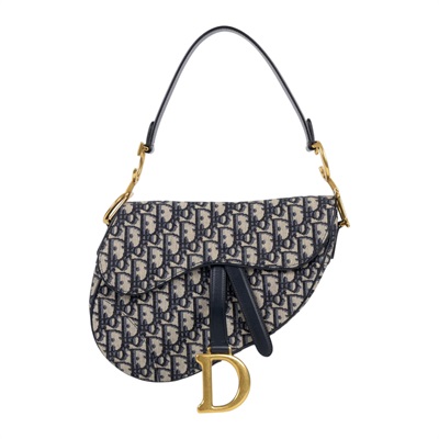 迪奧 CHRISTIAN DIOR Saddle 馬鞍袋  M0455CTZQ 藍DIOR SADDLE 防塵袋(無長背帶)