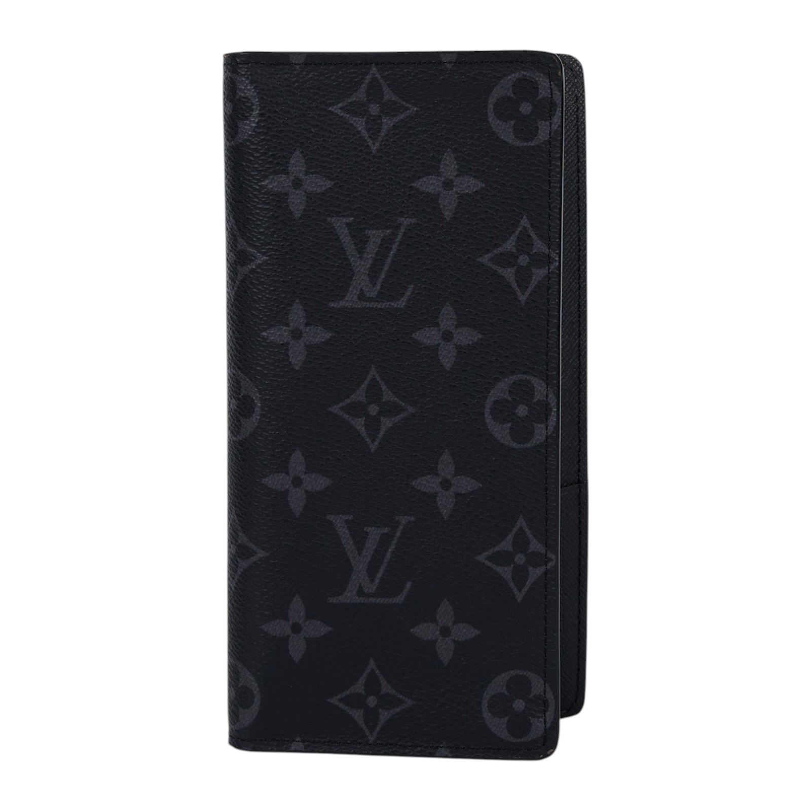 路易威登 LOUIS VUITTON Brazza 錢包 長夾 經典帆布 黑色 M61697 晶片款 黑原花BRAZZA長夾 原廠盒子/防塵袋