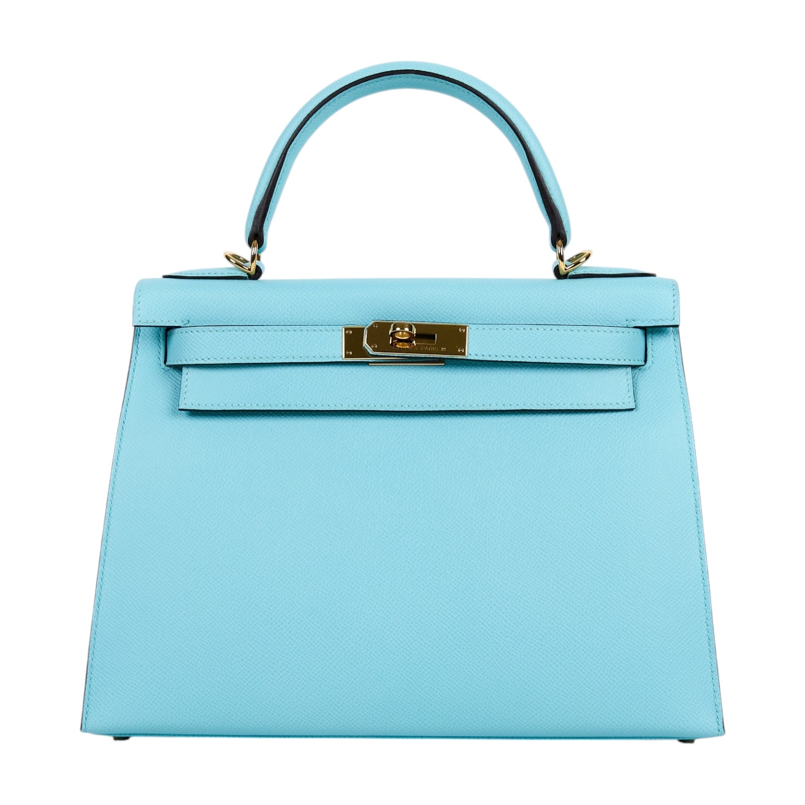 愛馬仕 Hermes Kelly Bag 凱莉包 28 KL28 A刻 淺藍KELLY28 原廠盒子/防塵袋/背帶/鎖組