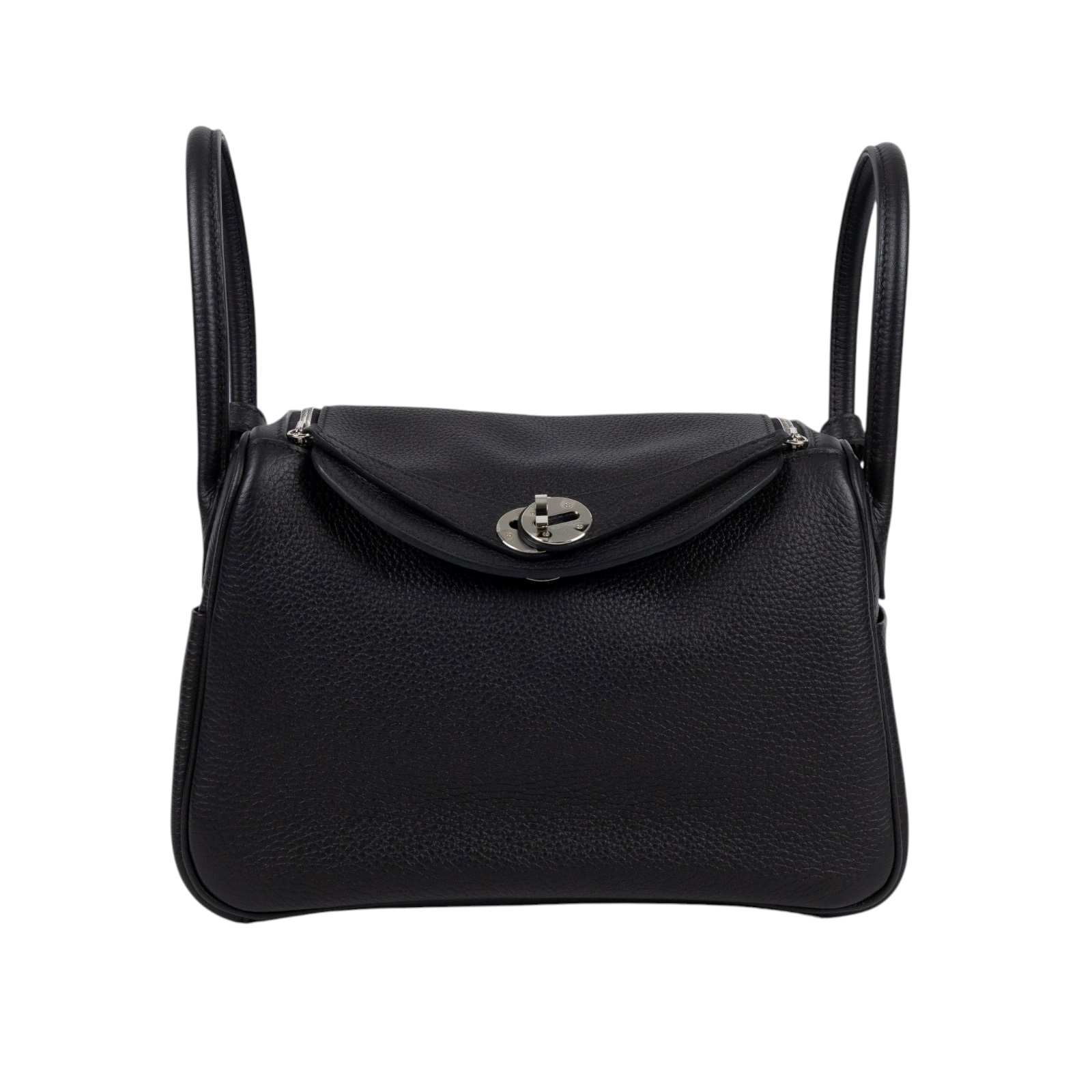 愛馬仕 Hermes Lindy 琳迪包 26 黑色 銀色五金 H073428CK89 /BMA756CI B刻黑銀LINDY26 購買證明