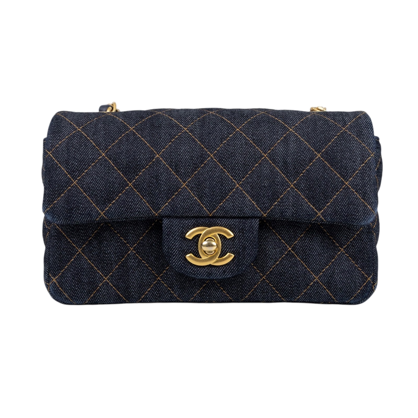 香奈兒 CHANEL CF 迷你 口蓋包 A69900 B23660 牛仔COCO20 原廠盒子/防塵袋/購買證明影本
