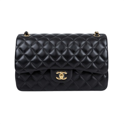 香奈兒 CHANEL CF 經典 大型 口蓋包 A58600 27開黑金羊COCO JUMBO 原廠盒子/防塵袋/保證卡