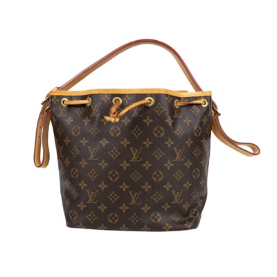 路易威登 LOUIS VUITTON Petit Noé 舊款 束口水桶包 M42226 原花水桶包 中款 防塵袋