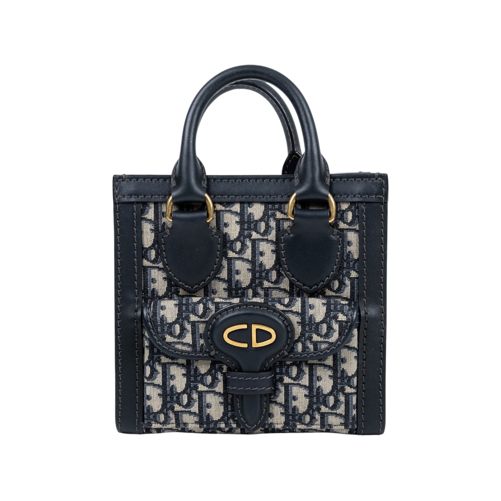 迪奧 CHRISTIAN DIOR 迷你 托特包 手提包 肩背包 M8618CTZQ 藍老花托特2WAY 背帶