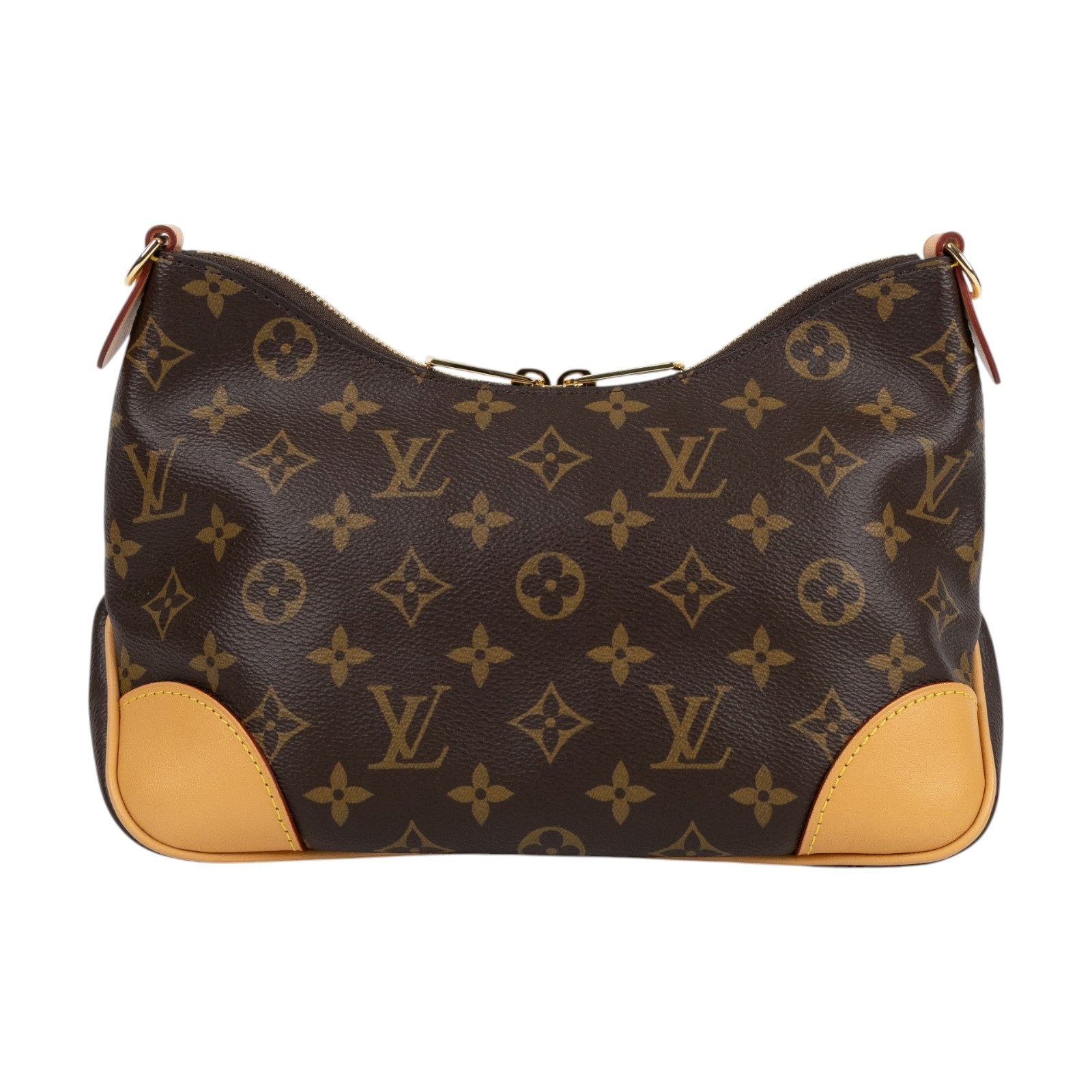 路易威登 LOUIS VUITTON Boulogne 牛角包 手提 斜肩背包 M45832 晶片款 原花Boulogne PM 防塵袋/背帶