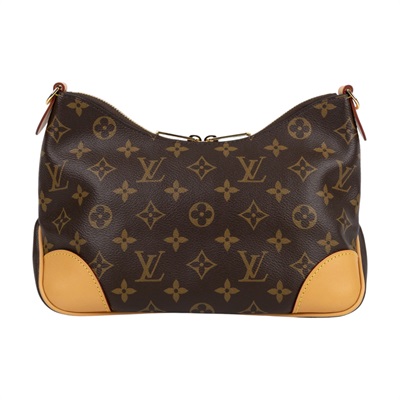 路易威登 LOUIS VUITTON Boulogne 牛角包 手提 斜肩背包 M45832 晶片款 原花Boulogne PM 防塵袋/背帶
