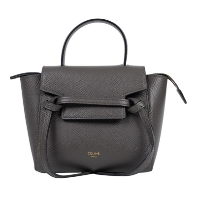 思琳 CELINE Pico Belt 手袋 194263ZVA 深灰BELT PICO 防塵袋/背帶