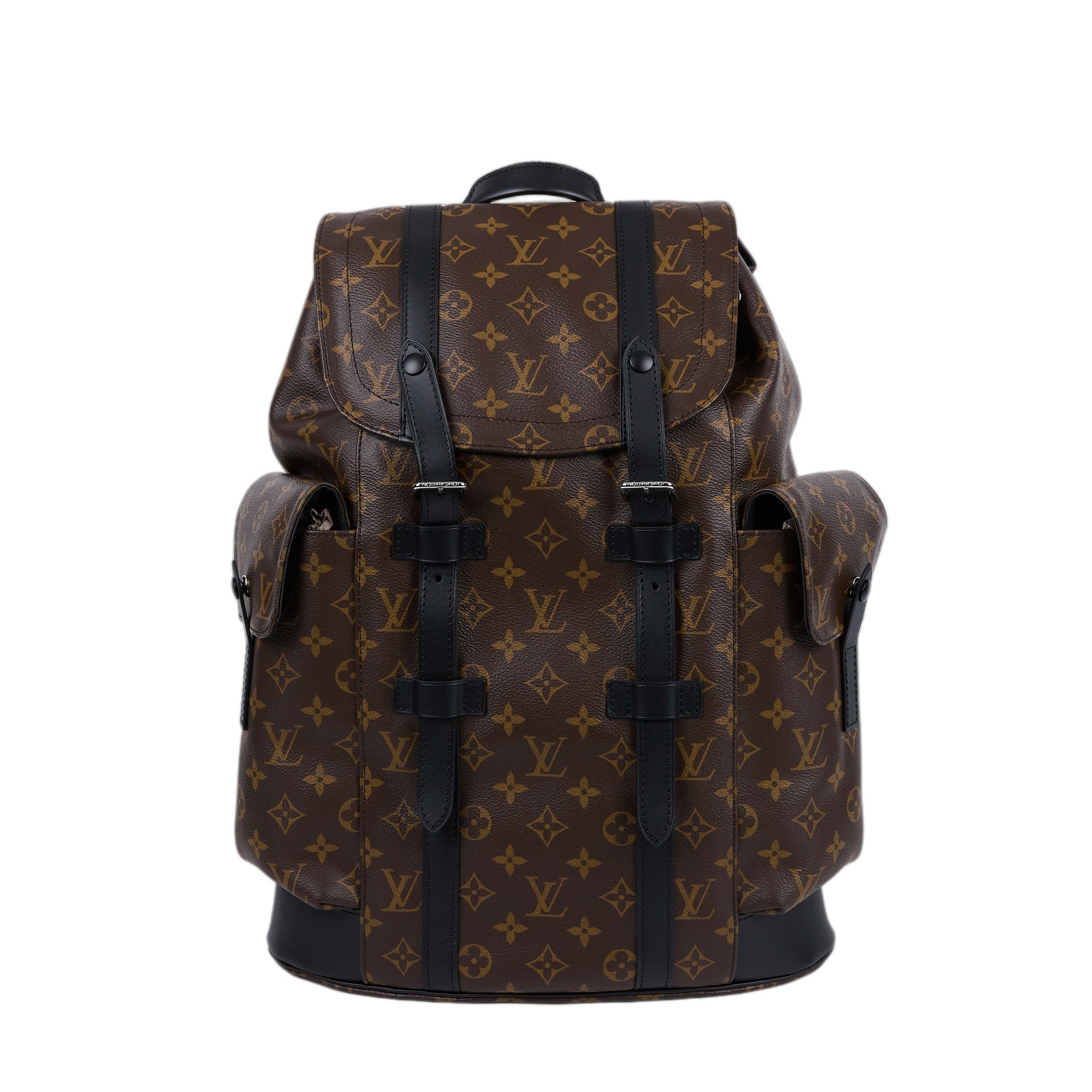 路易威登 LOUIS VUITTON Christopher MM 後背包 經典帆布 M43735 晶片款  防塵袋/購買證明