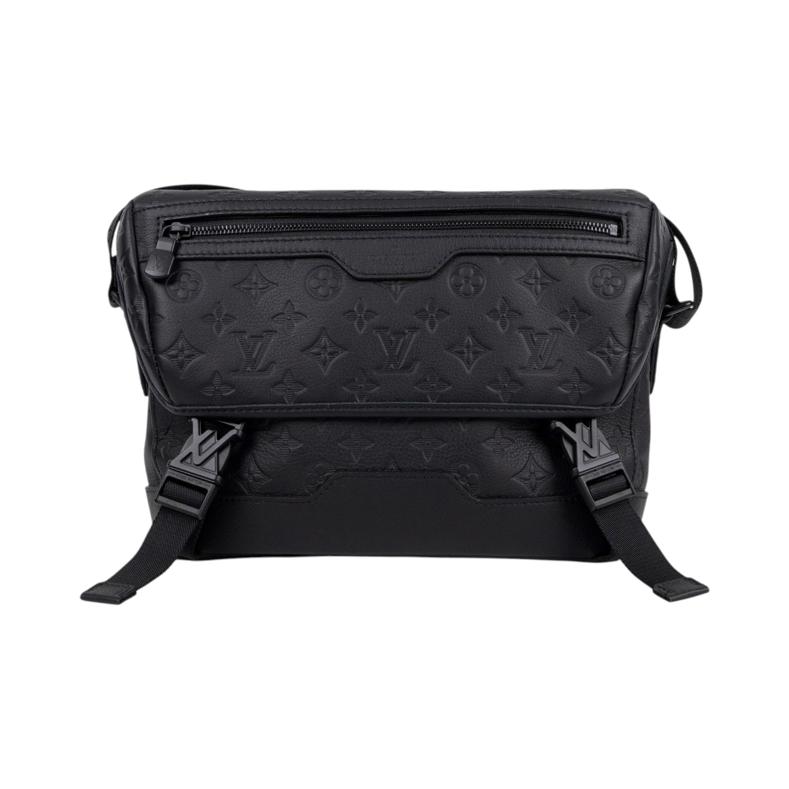 路易威登 LOUIS VUITTON Messenger Voyager PM 肩背 郵差包 黑色 M25121 晶片款  原廠盒子/防塵袋/購買證明