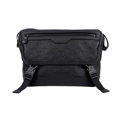路易威登 LOUIS VUITTON Messenger Voyager PM 肩背 郵差包 黑色 M25121 晶片款  原廠盒子/防塵袋/購買證明