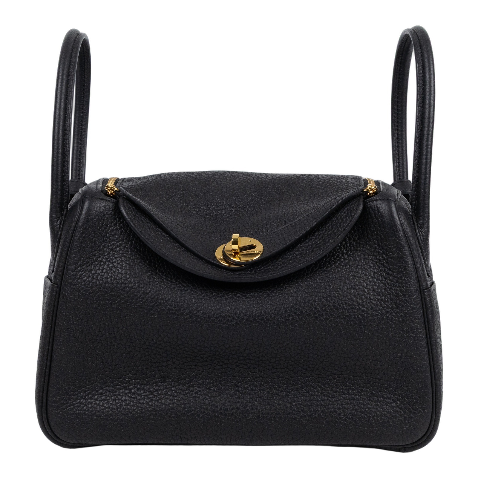 愛馬仕 Hermes Lindy 琳迪包 26 黑色 金色五金 H073428CC89 YCT547FP Y刻黑金LINDY26 防塵袋/購買明細