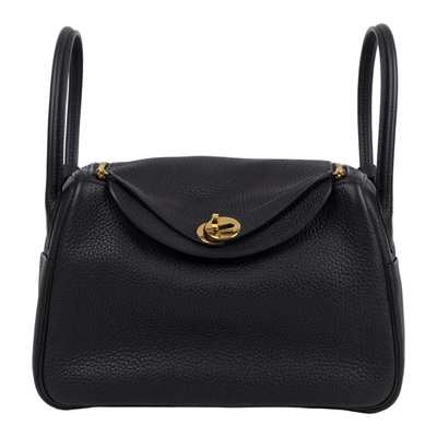 愛馬仕 Hermes Lindy 琳迪包 26 黑色 金色五金 H073428CC89 YCT547FP Y刻黑金LINDY26 防塵袋/購買明細