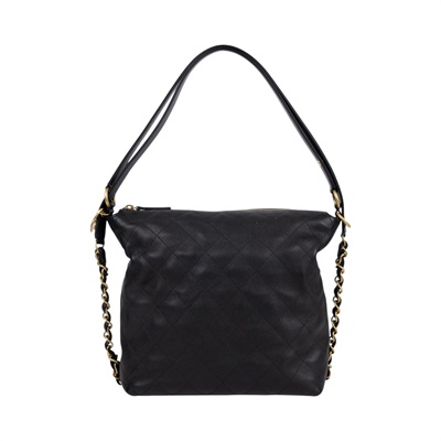 香奈兒 CHANEL HOBO 肩背包 流浪包 後背包 兩用包 AS5517 晶片款 黑HOBO肩背包 原廠盒子/防塵袋