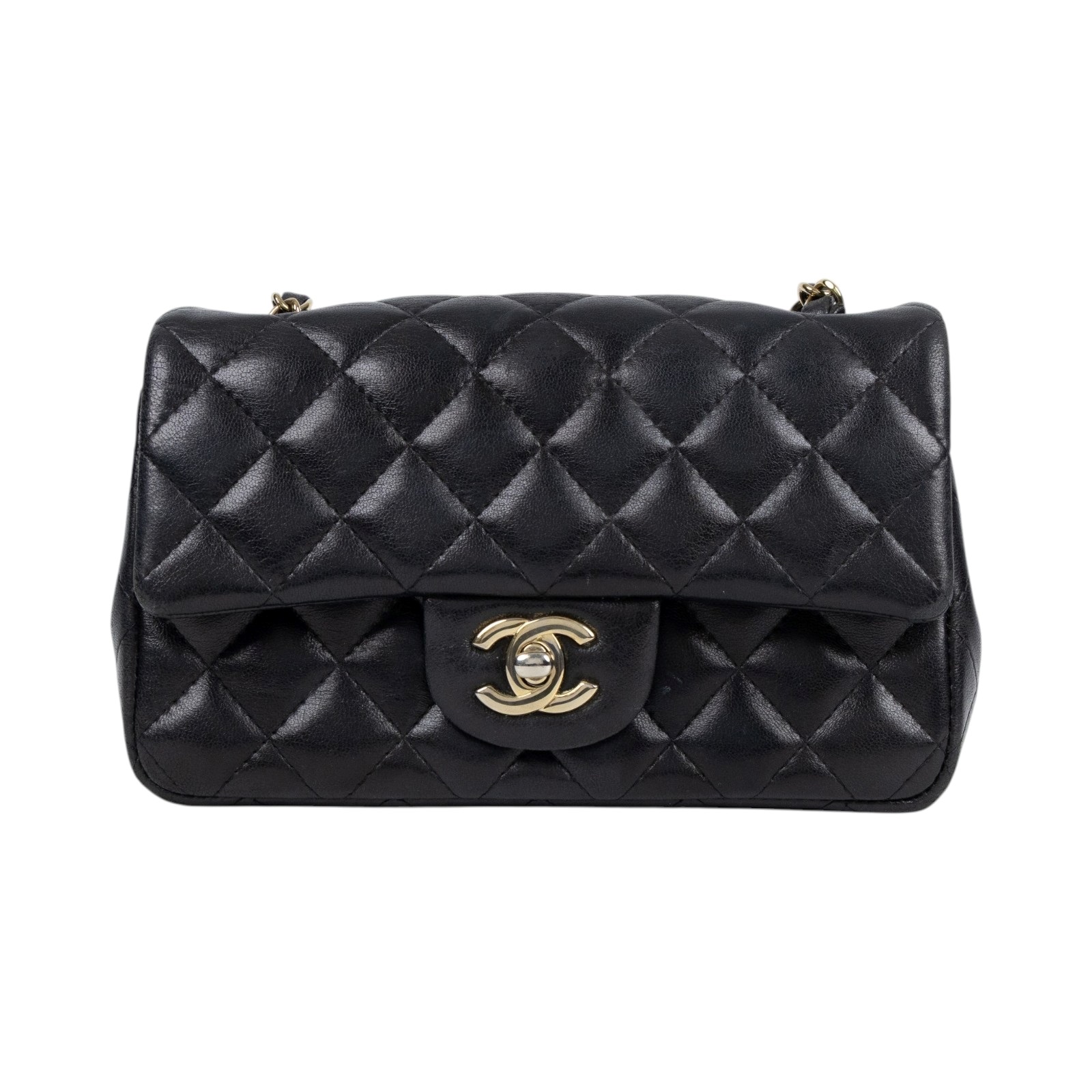 香奈兒 CHANEL CF 迷你 口蓋包 A69900 晶片款 黑羊COCO20 無附屬品