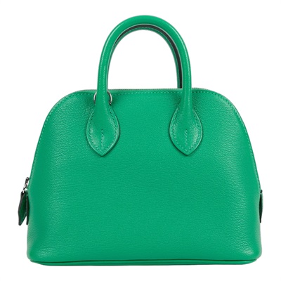 愛馬仕 Hermes Bolide Bag 1923 柏莉包 mini 銀色五金 薄荷綠色 H084344CKAC /WIT459KD  原廠盒子/防塵袋/背帶