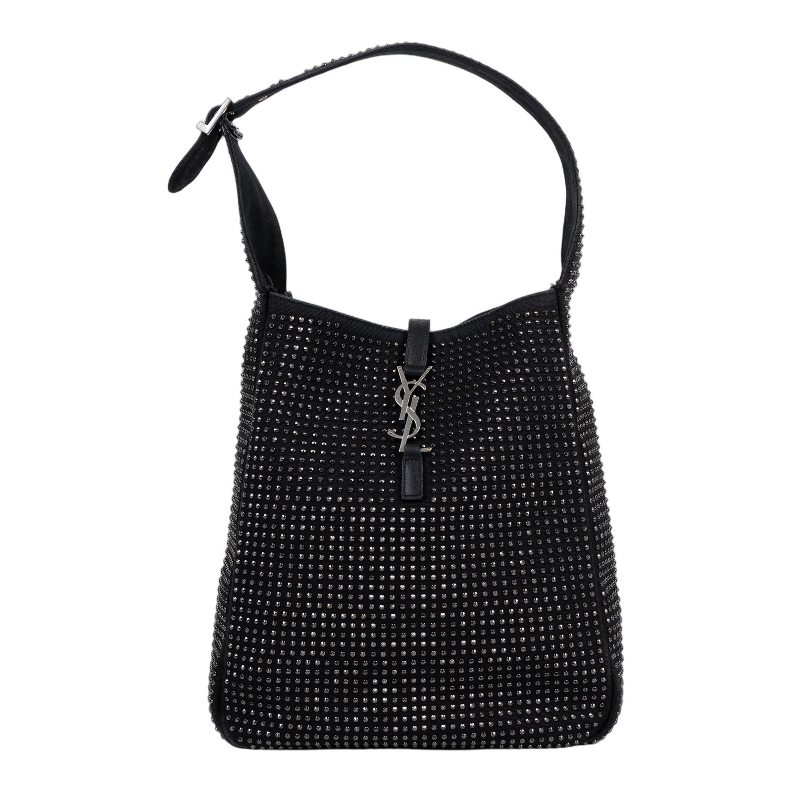 聖羅蘭 YSL SAINT LAURENT Le 5 À 7 Hobo 流浪包 肩背包 716140FAAMD 黑珠珠Le 5 À 7 無附屬品