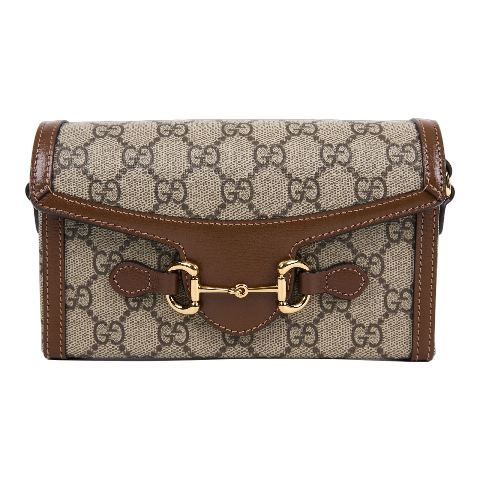 古馳 GUCCI Horsebit 1955 馬銜扣 迷你袋 斜背包 烏木色 699296 92TCG 棕1955 HORSEBIT MINI 原廠盒子/防塵袋